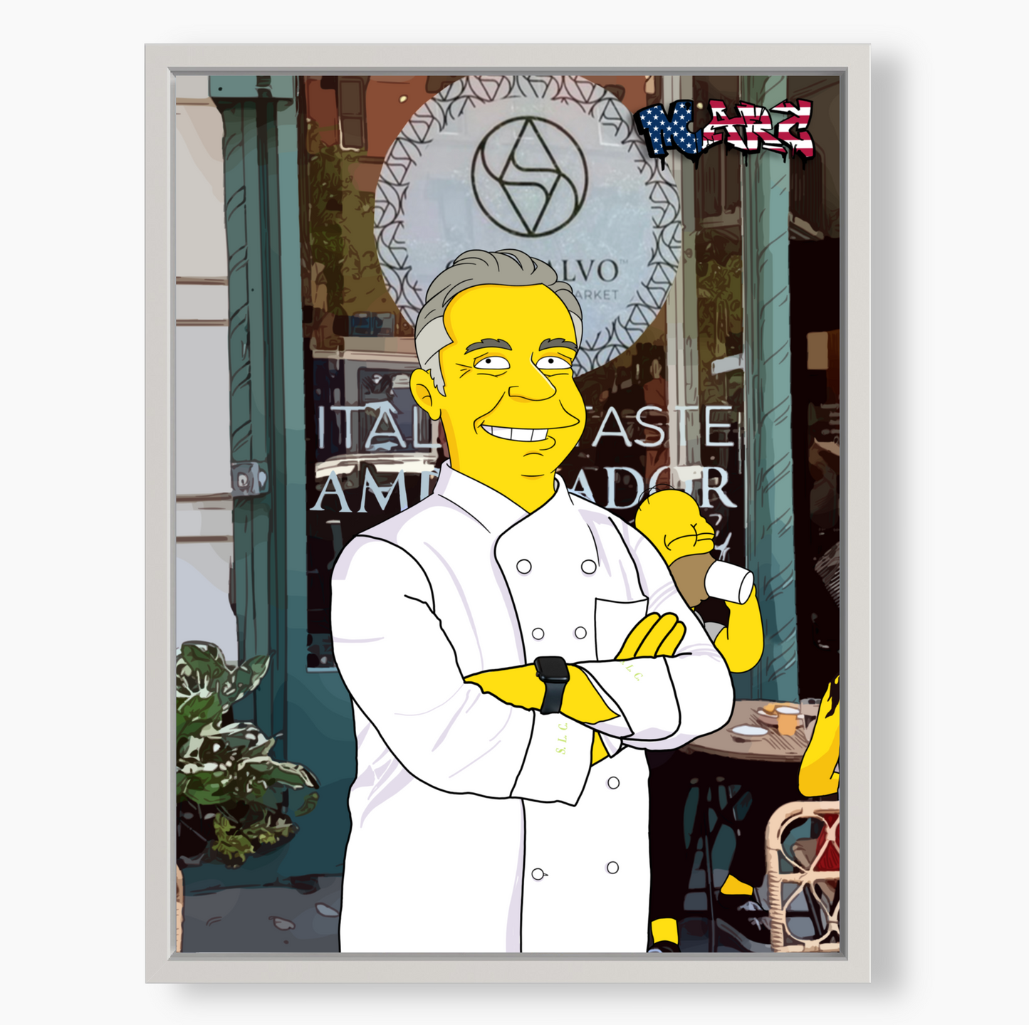 Custom Simpson Illustration