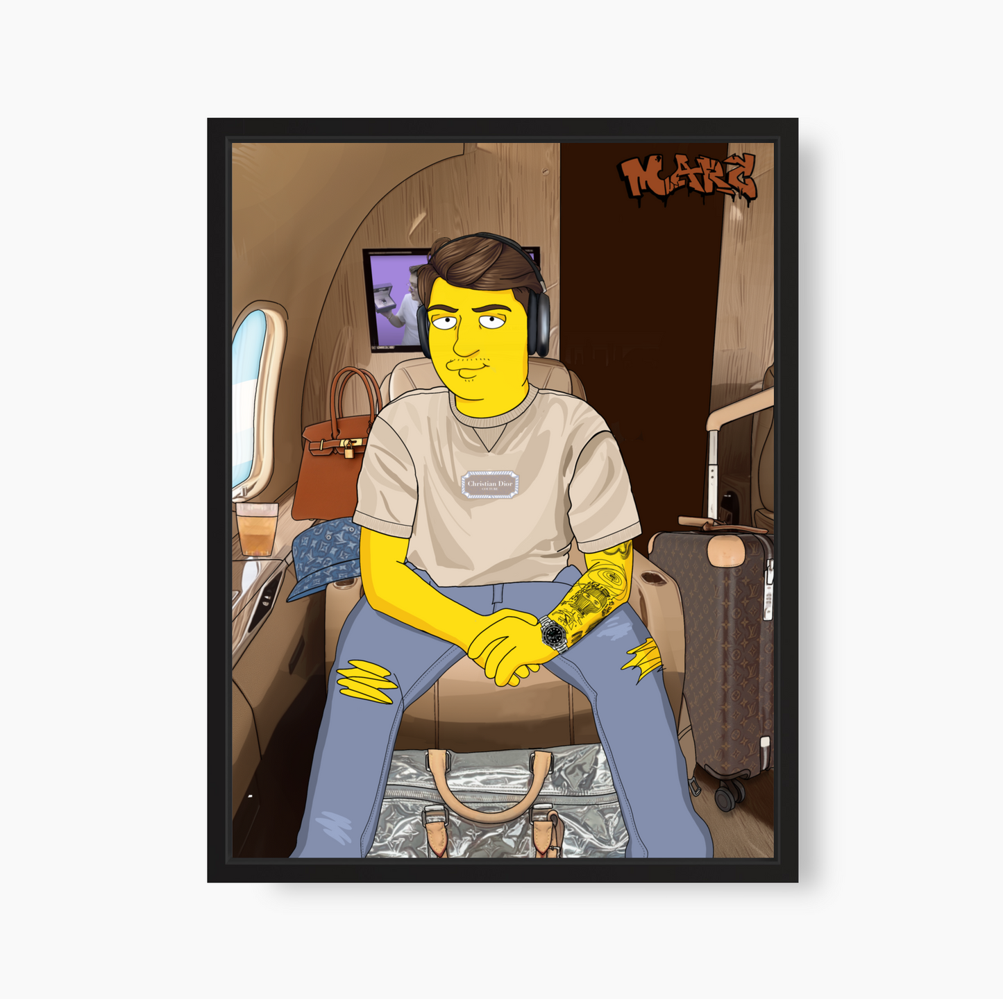 Custom Simpson Illustration