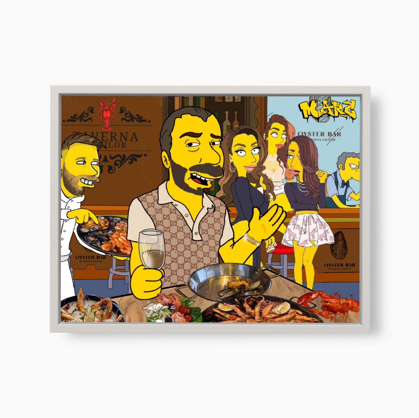 Custom Simpson Illustration